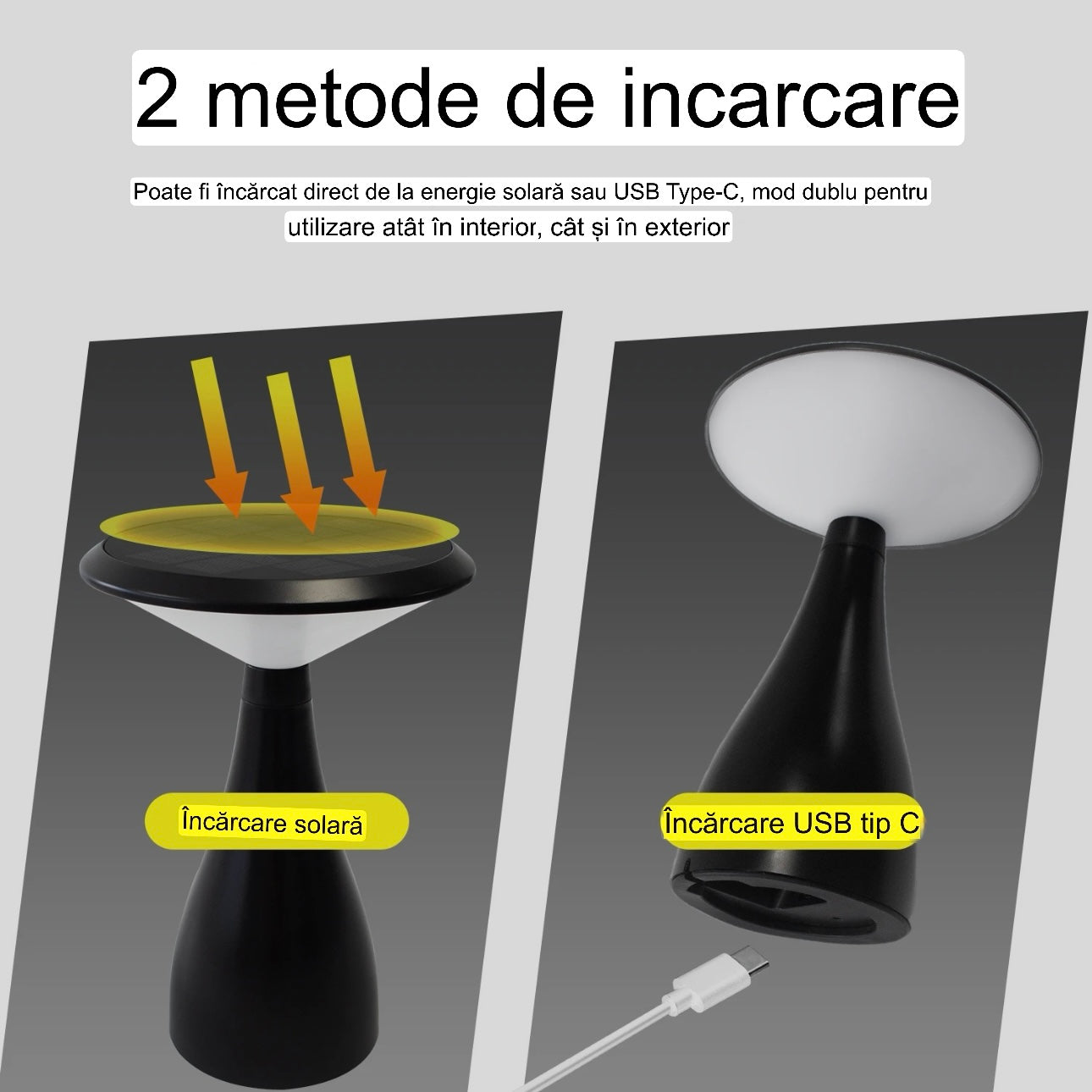 Veioza solara pentru terase si gradini Lima
