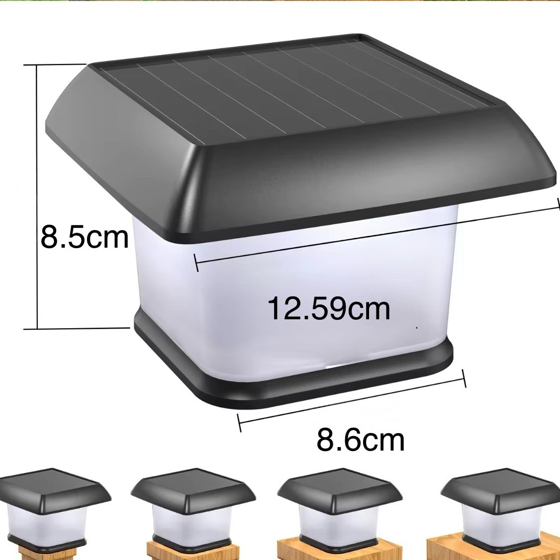 Set trei stalpi solari Aracruz