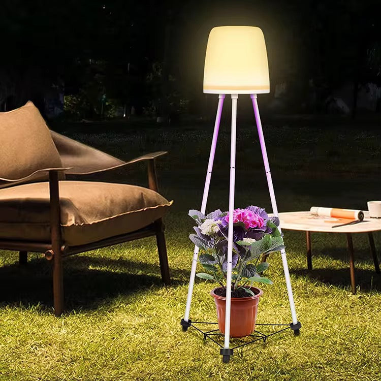 Lampa solara Laos pentru iluminat exterior cat si interior cu lumina calda 3000K cat si RGB