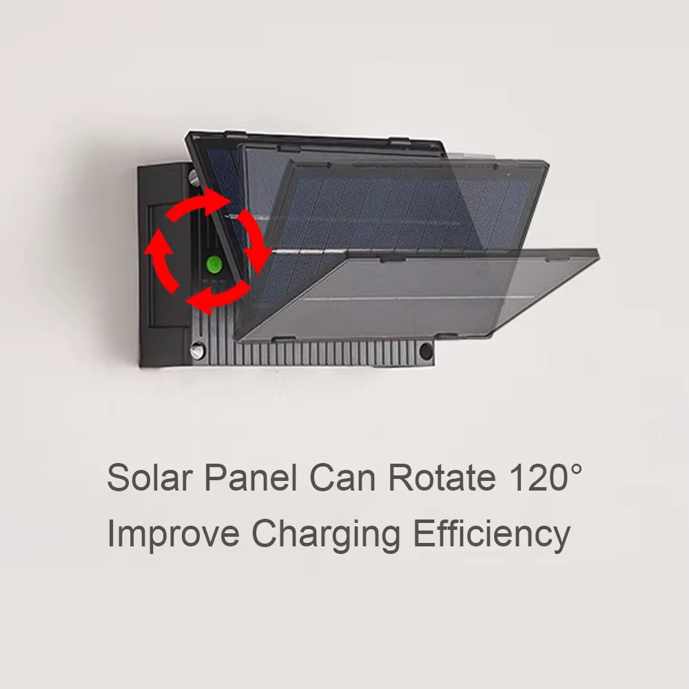 Proiector solar de perete Pilar cu lumina calda 3000K