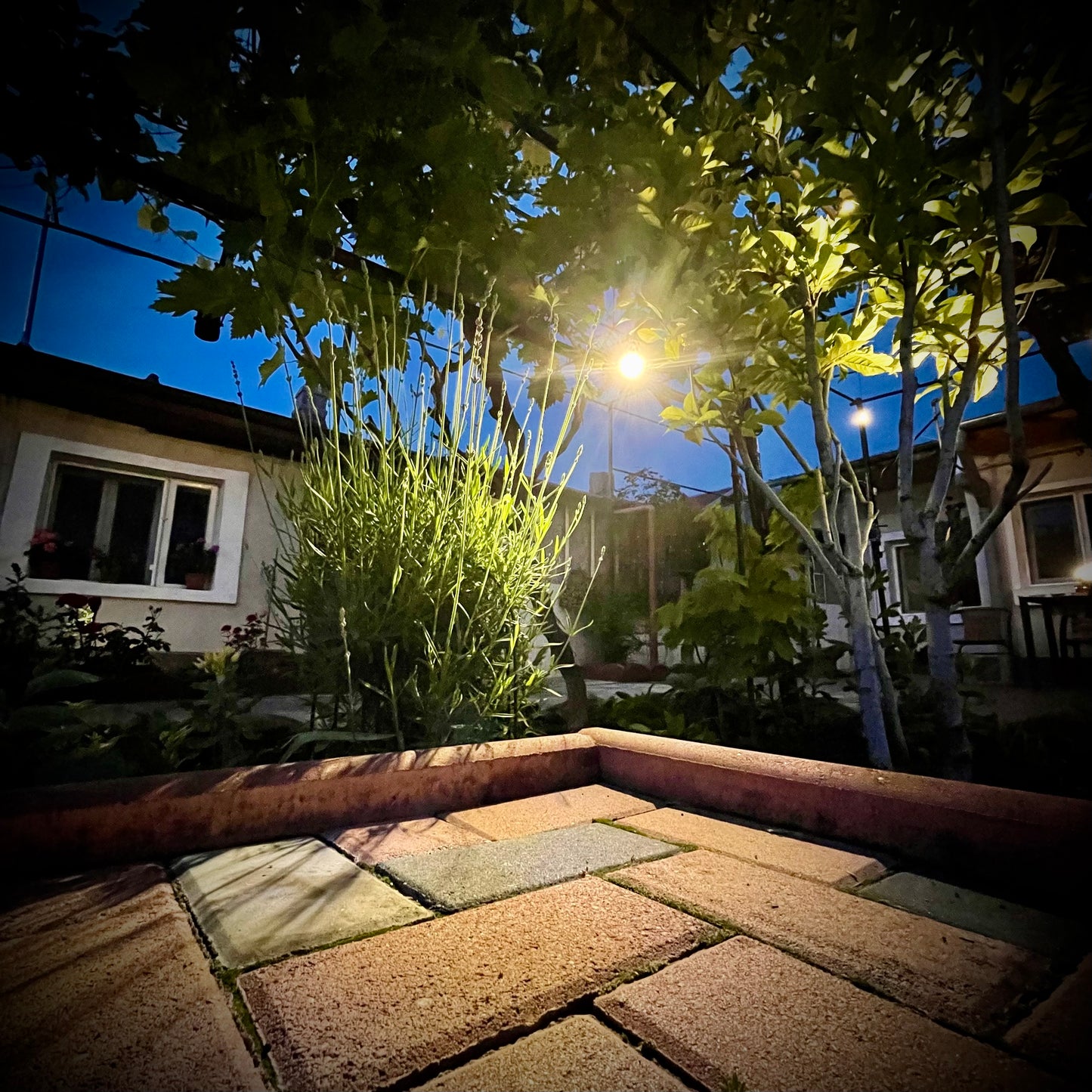 Set 4 proiectoare solare Sao Rita cu lumina calda/3000K