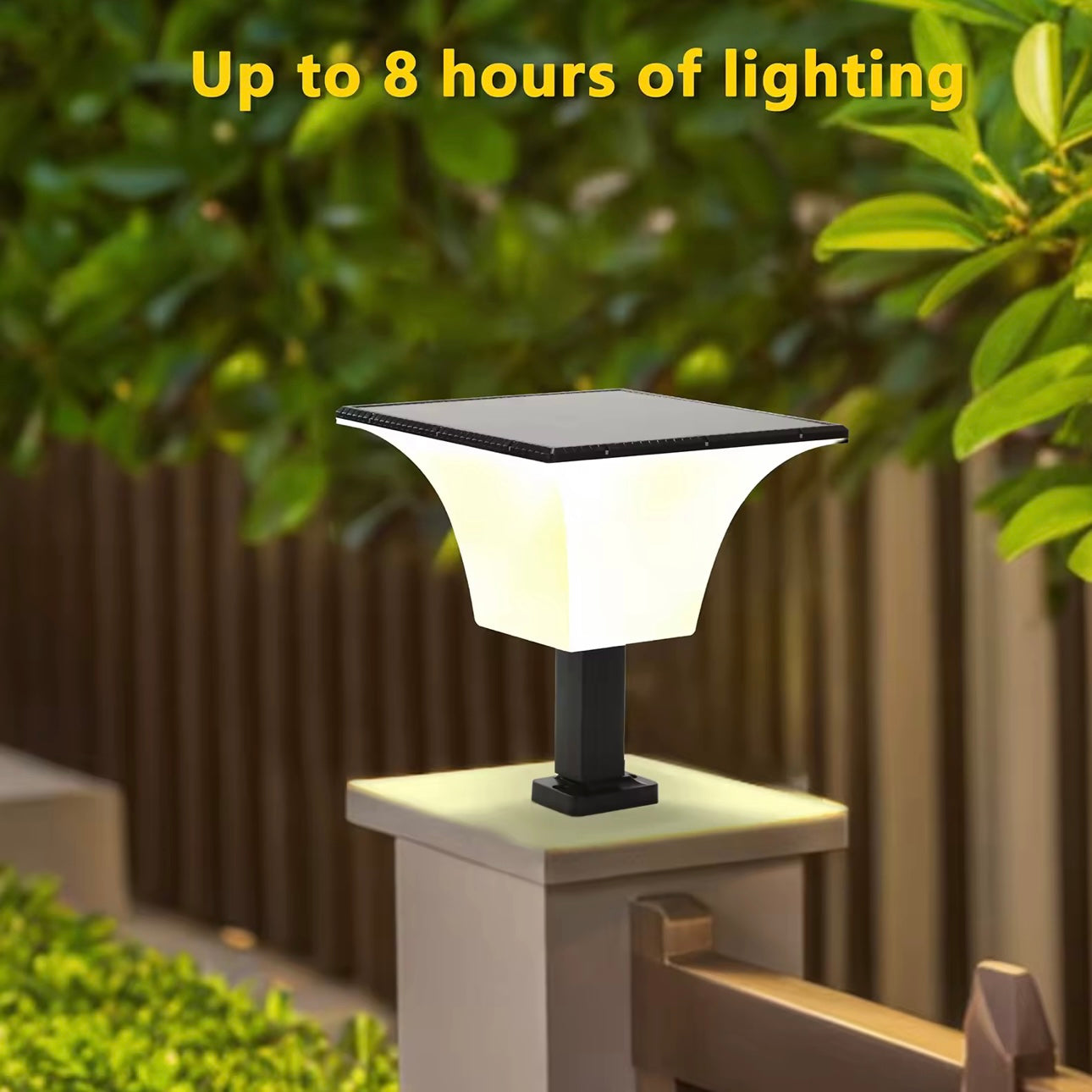 Stalp solar Cayo cu lumina alba 5500K