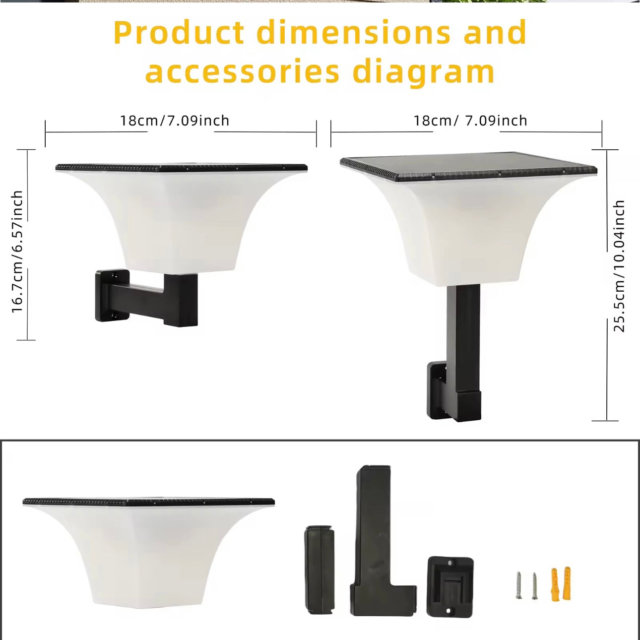 Stalp solar Cayo cu lumina alba 5500K