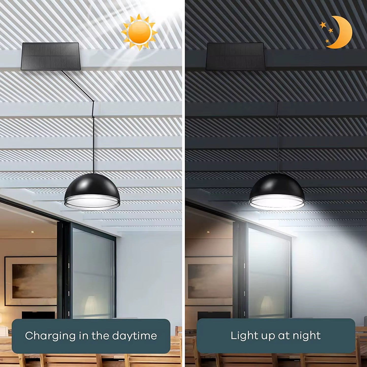 Lampa solara Anse pentru iluminat la exterior si interior