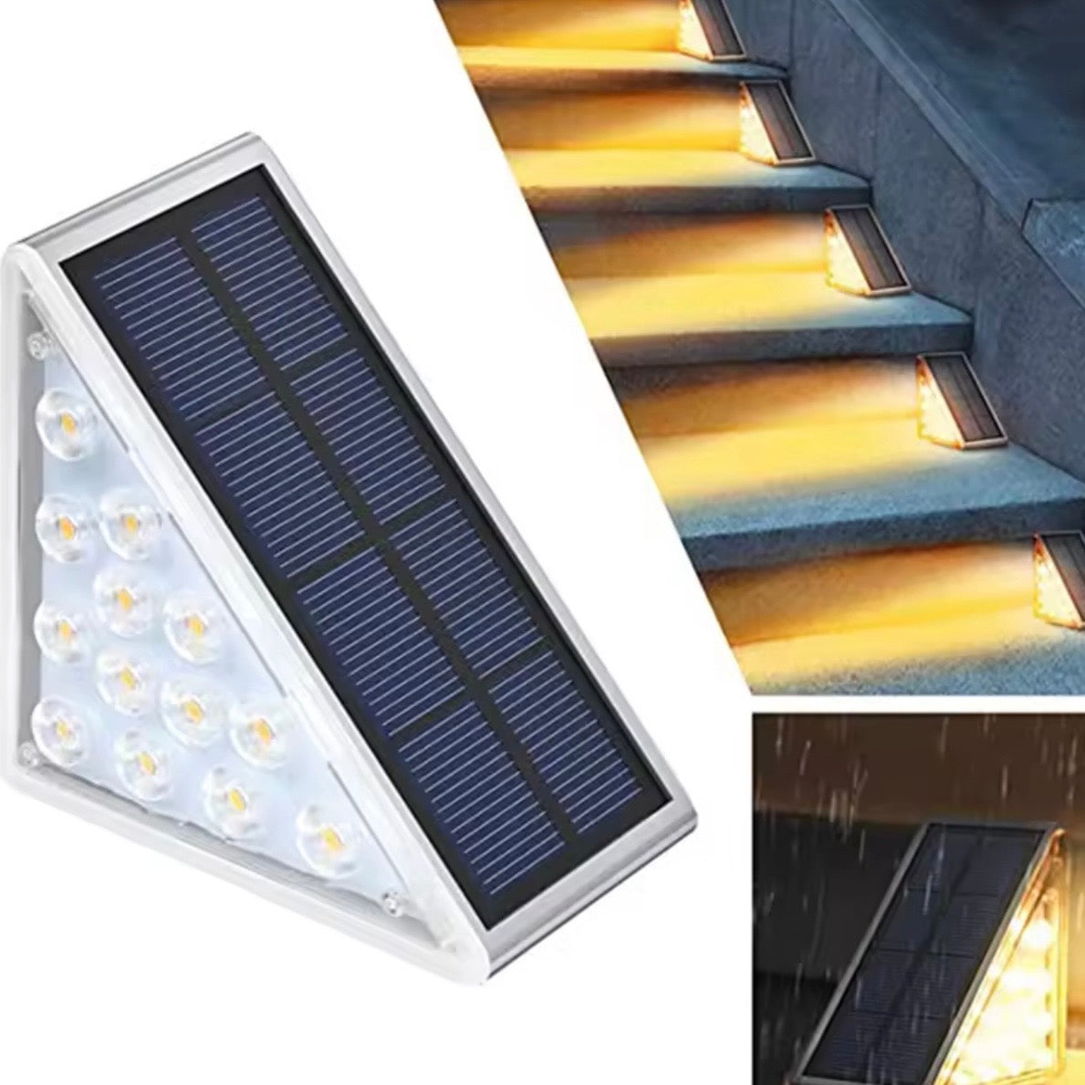 Set 4 lampi solare Luminor Light Rincon cu lumina calda / 3000K