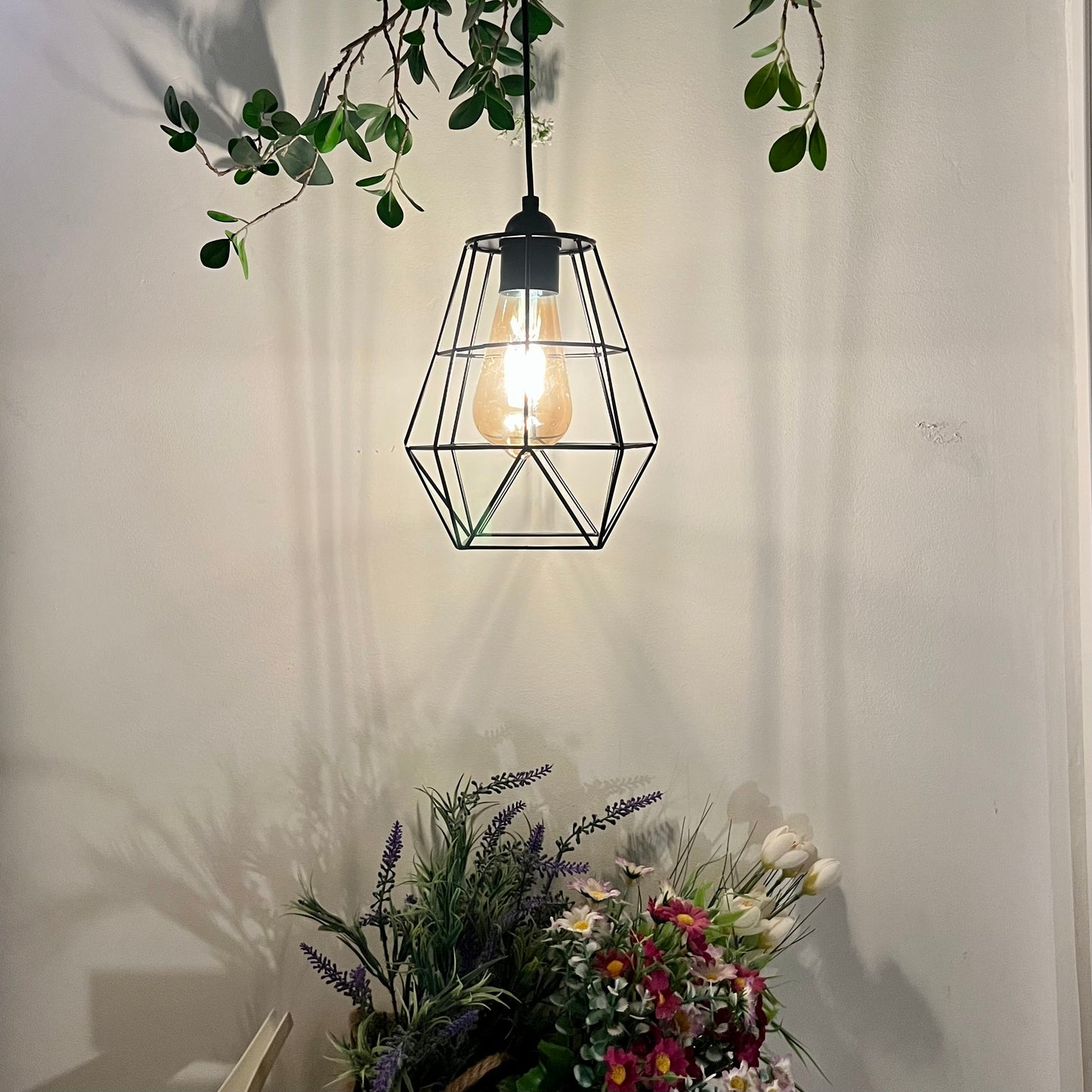 Lampa solara Amber cu doua abajururi