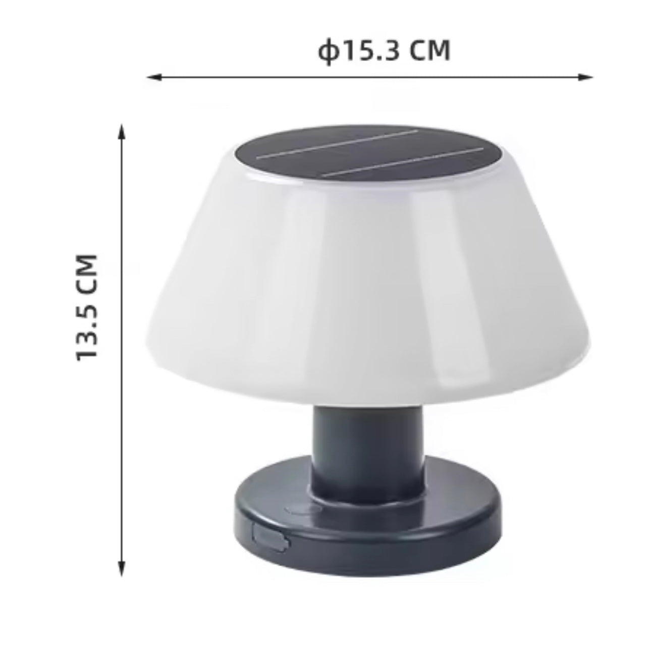 Veioza solara pentru terase si gradini Ventura cu lumina rece/5000K