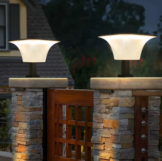 Stalp solar Cayo cu lumina alba 5500K