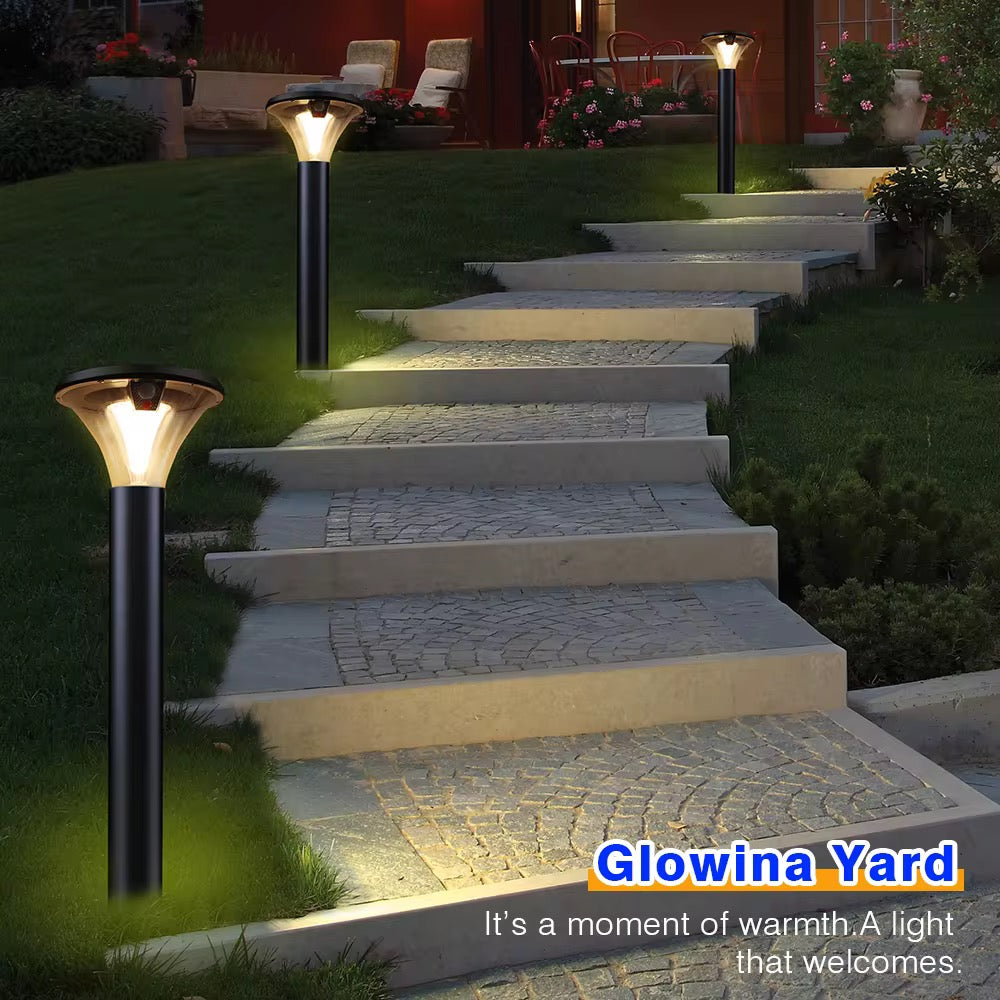 Stalp solar Belize cu lumina calda 3000K cat si alba 6500K